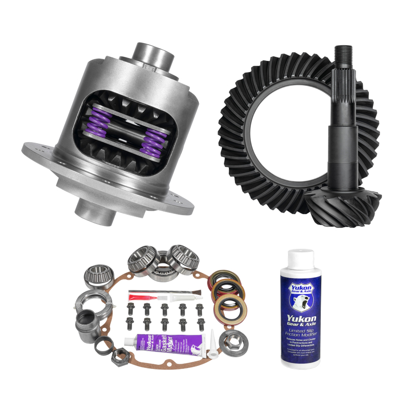 Yukon Gear Muscle Car Limited Slip & Re-Gear Kit GM 8.2in 27 Spline 3.73 Ratio