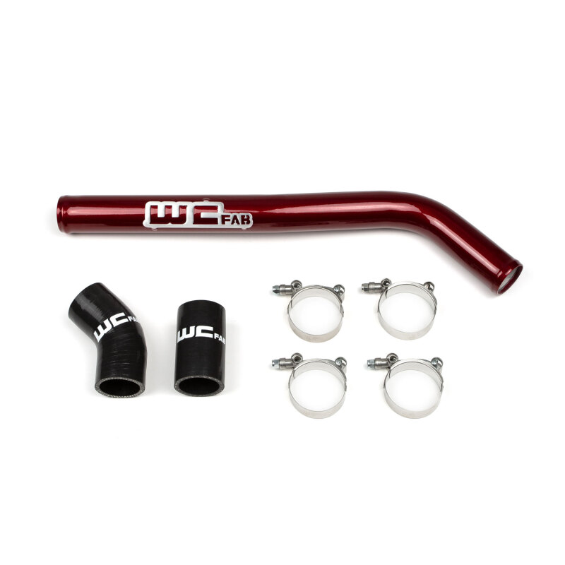 Wehrli 98.5-02 Cummins 5.9L Upper Coolant Pipe – Gloss Black